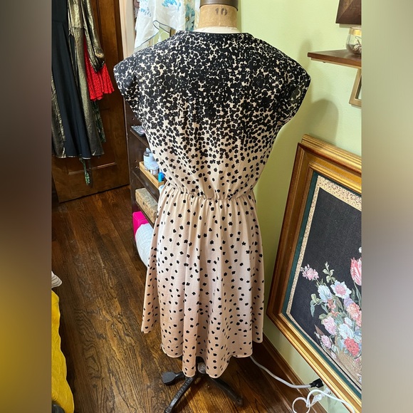 Vintage Malouf of Dallas raining flowers dress - Picture 5 of 11